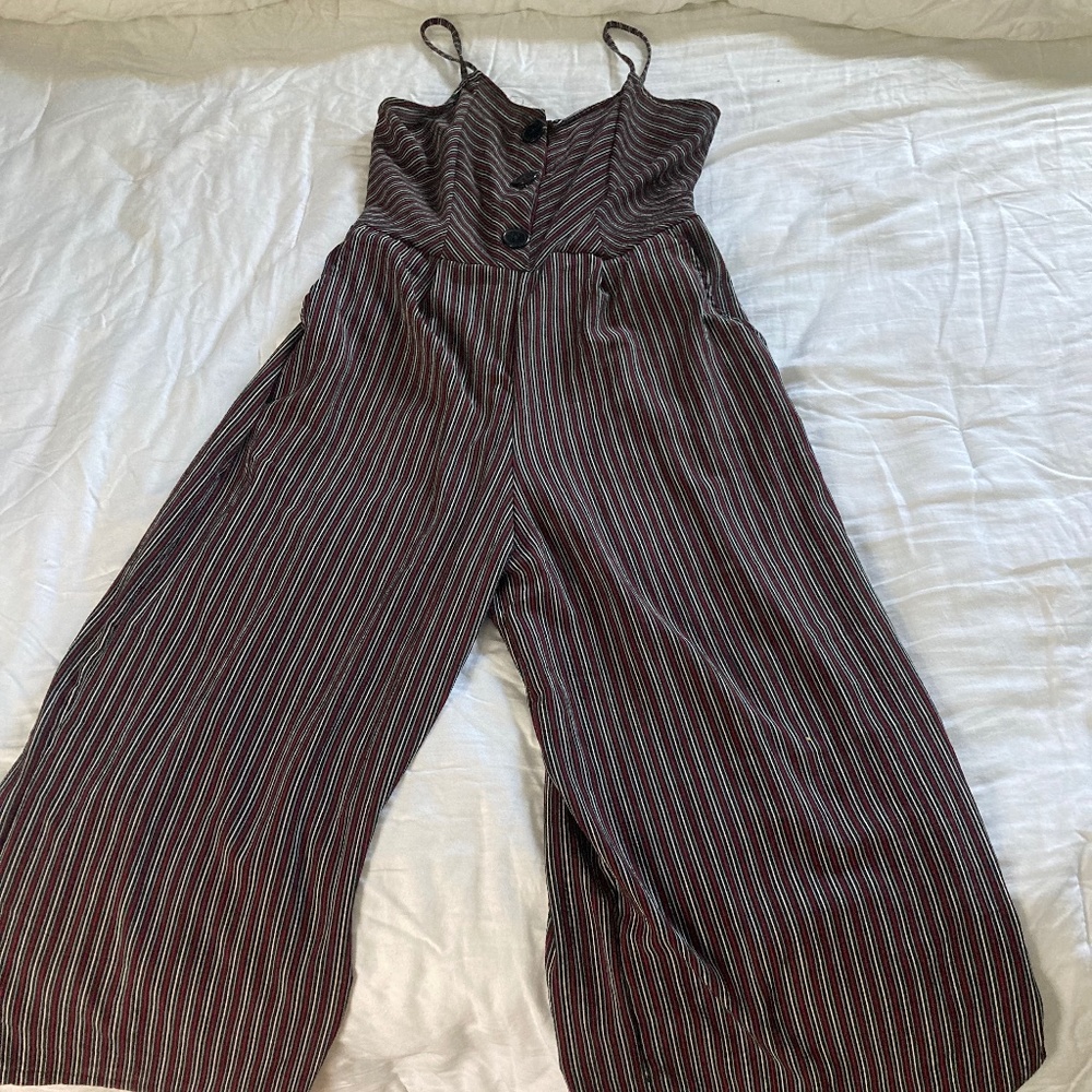 Striped jumpsuit